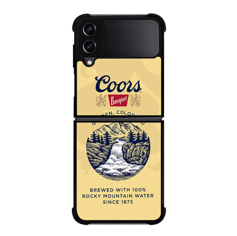 COORS BANQUET BEER LOGO Samsung Galaxy Z Flip 4 5G Case Cover