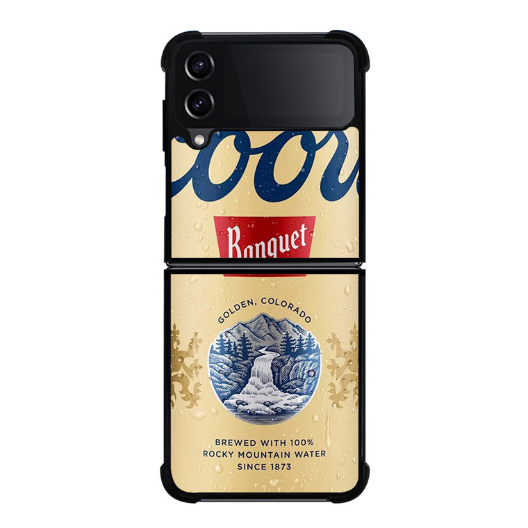 COORS BANQUET BEER Samsung Galaxy Z Flip 4 5G Case Cover