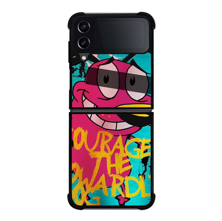COURAGE THE COWARDLY DOG 1 Samsung Galaxy Z Flip 4 5G Case Cover