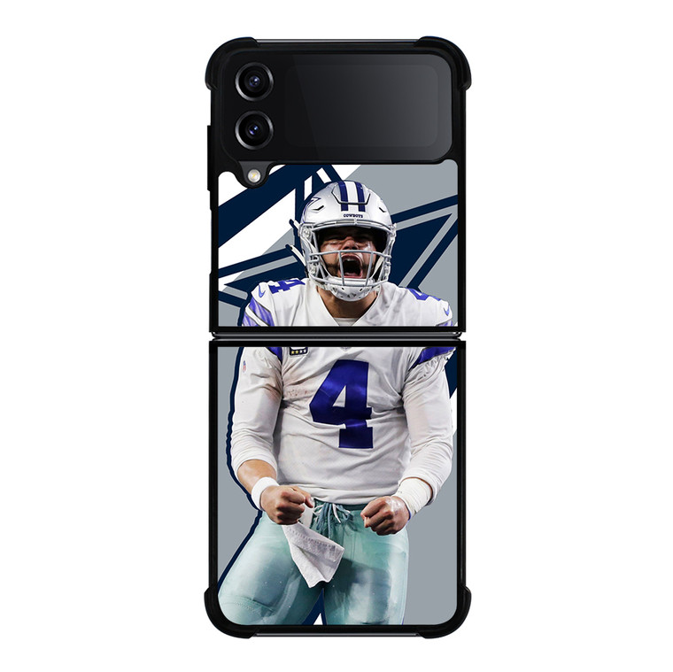 DAK PRESCOTT COWBOYS 4 Samsung Galaxy Z Flip 4 5G Case Cover