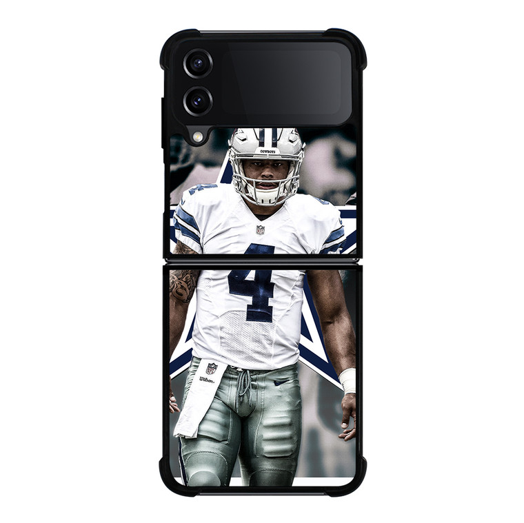 DAK PRESCOTT COWBOYS QB4 Samsung Galaxy Z Flip 4 5G Case Cover