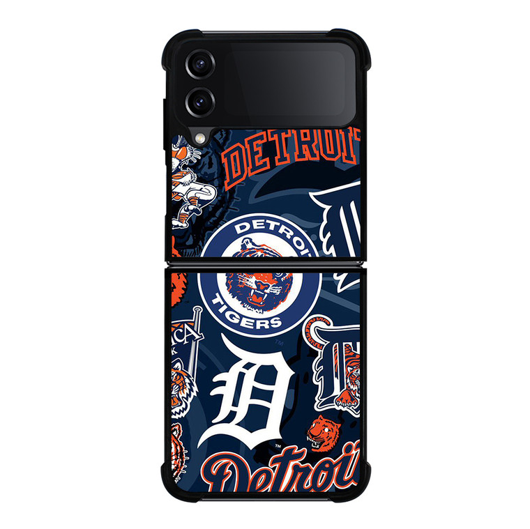 DETROIT TIGERS COLLAGE Samsung Galaxy Z Flip 4 5G Case Cover