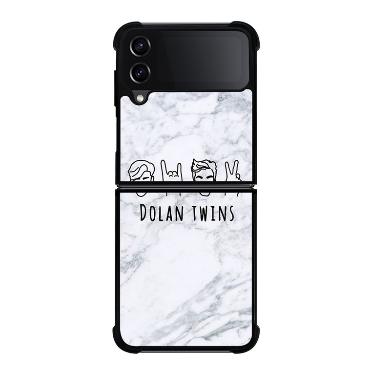 DOLAN TWINS MARBLE LOGO Samsung Galaxy Z Flip 4 5G Case Cover
