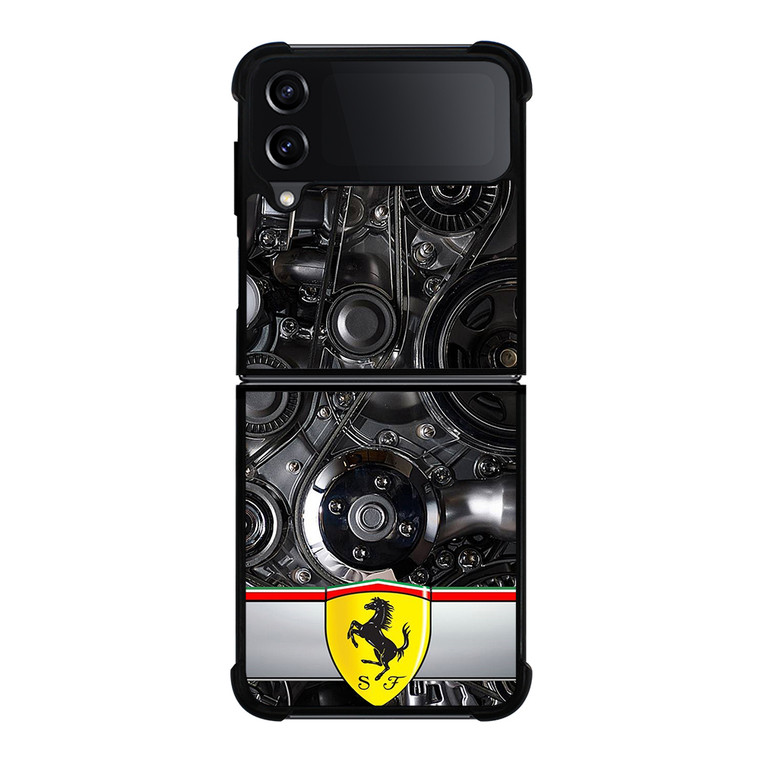 FERRARI ENGINE 1 Samsung Galaxy Z Flip 4 5G Case Cover