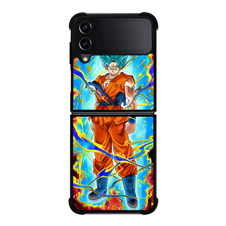 GOKU SUPER SAIYA BLUE 2 Samsung Galaxy Z Flip 4 5G Case Cover