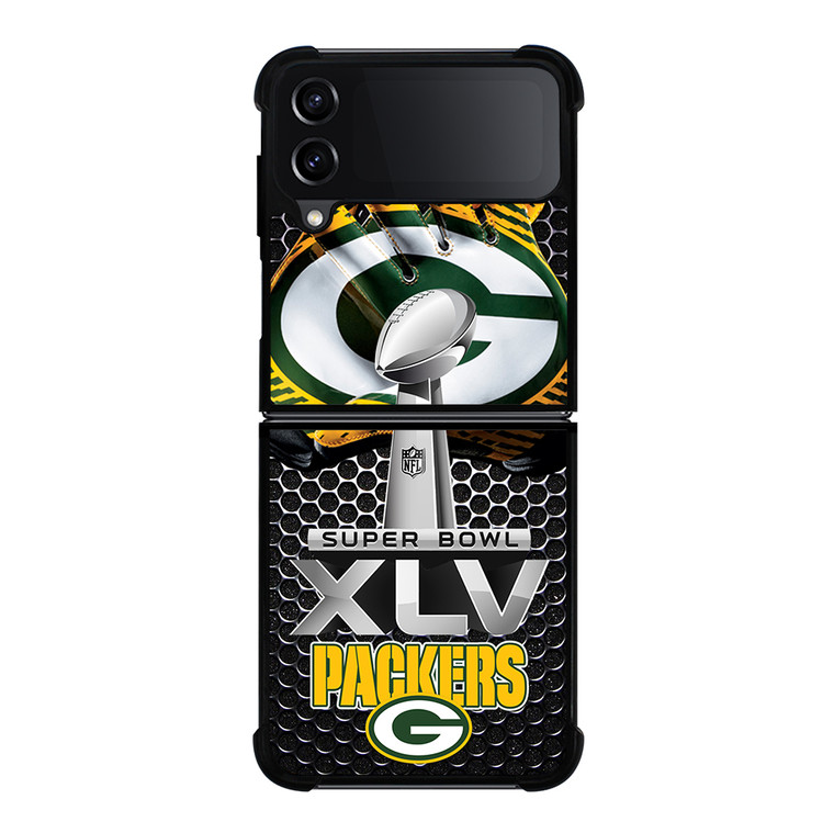 GREEN BAY PACKERS SUPER BOWL XLV Samsung Galaxy Z Flip 4 5G Case Cover
