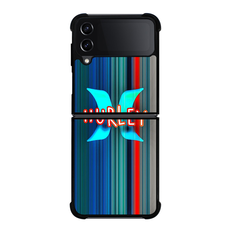HURLEY STRIPE LOGO Samsung Galaxy Z Flip 4 5G Case Cover