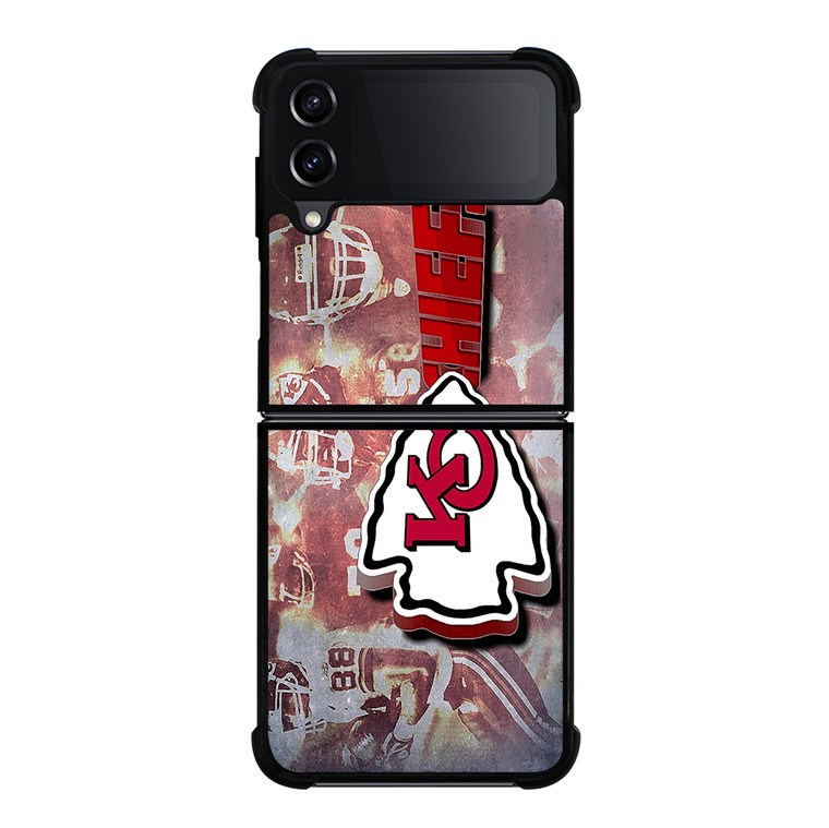 KANSAS CITY CHIEFS 1 Samsung Galaxy Z Flip 4 5G Case Cover
