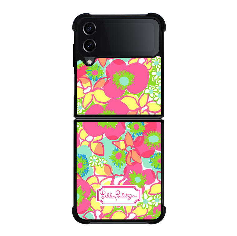 LILLY PULITZER FLOWERS Samsung Galaxy Z Flip 4 5G Case Cover
