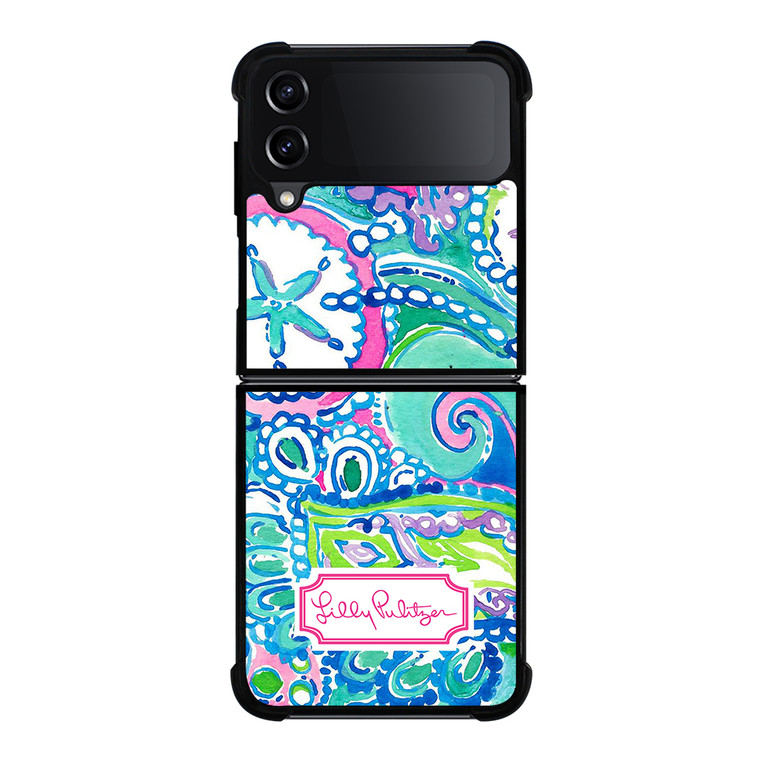 LILLY PULITZER STAR Samsung Galaxy Z Flip 4 5G Case Cover