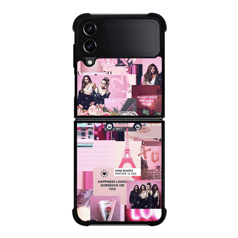 LITTLE MIX PINK COLLAGE Samsung Galaxy Z Flip 4 5G Case Cover
