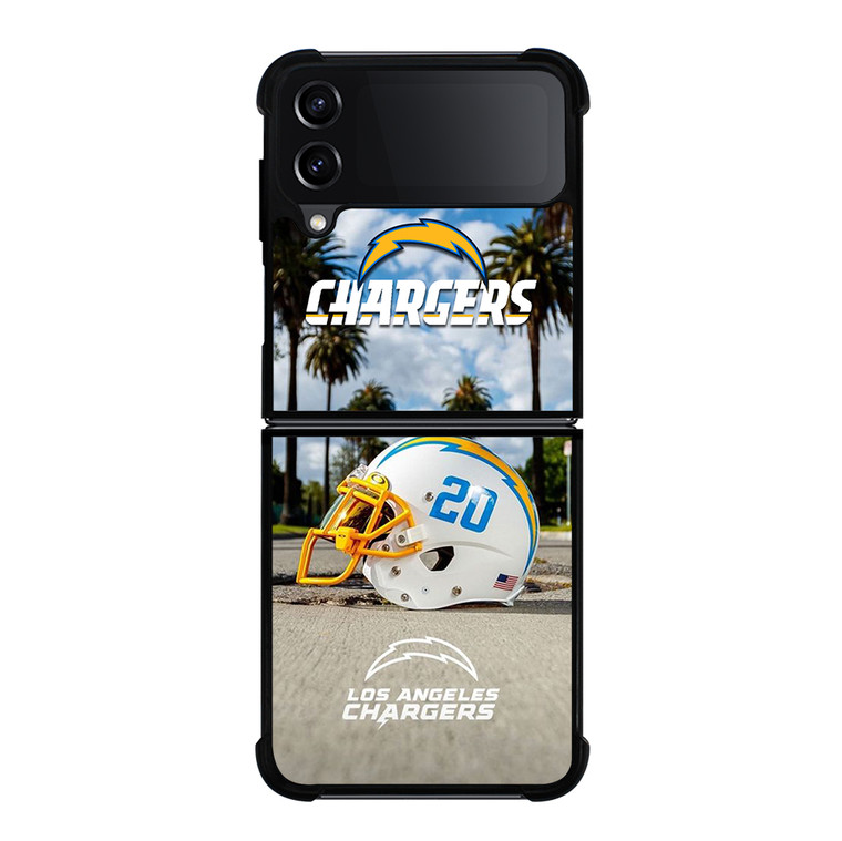 LOS ANGELES CHARGERS HELMET Samsung Galaxy Z Flip 4 5G Case Cover