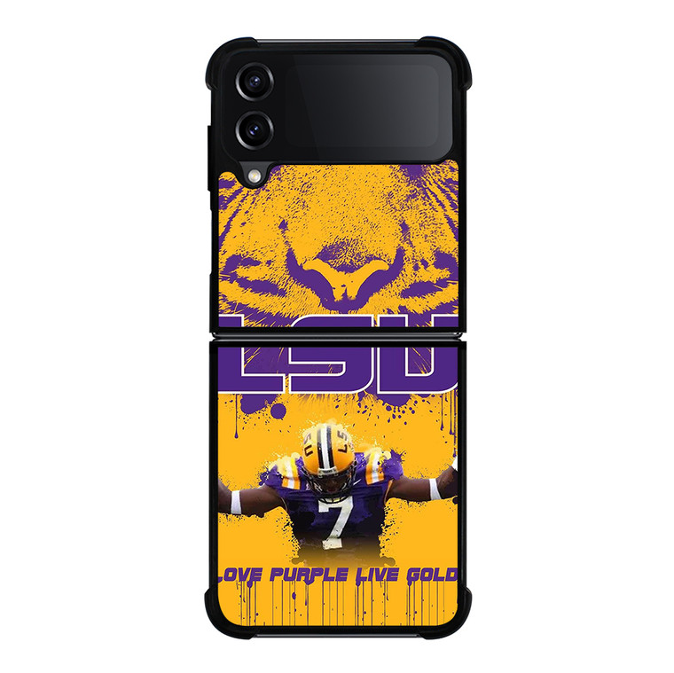 LSU TIGERS THE PURPLE Samsung Galaxy Z Flip 4 5G Case Cover