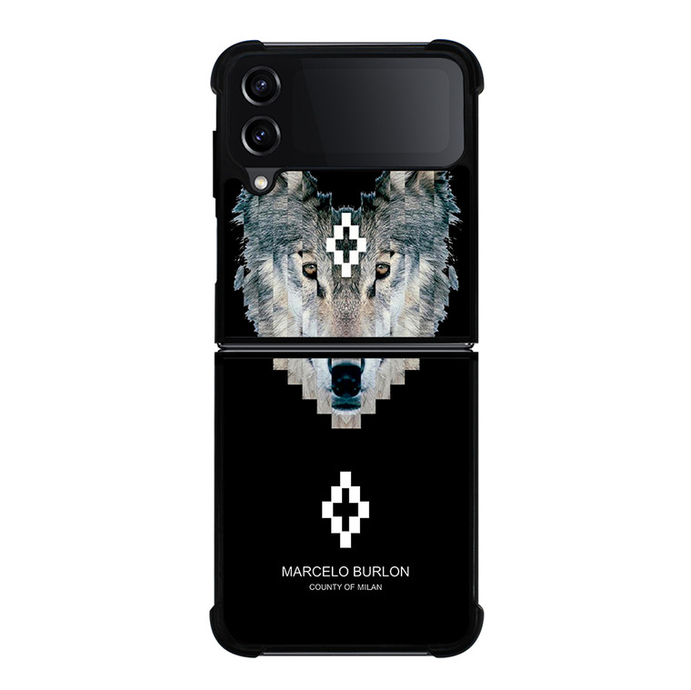 MARCELO BURLON WOLF Samsung Galaxy Z Flip 4 5G Case Cover