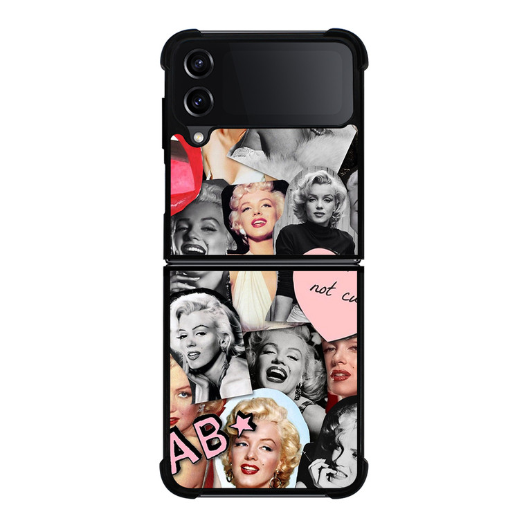 MARILYN MONROE COLLAGE Samsung Galaxy Z Flip 4 5G Case Cover