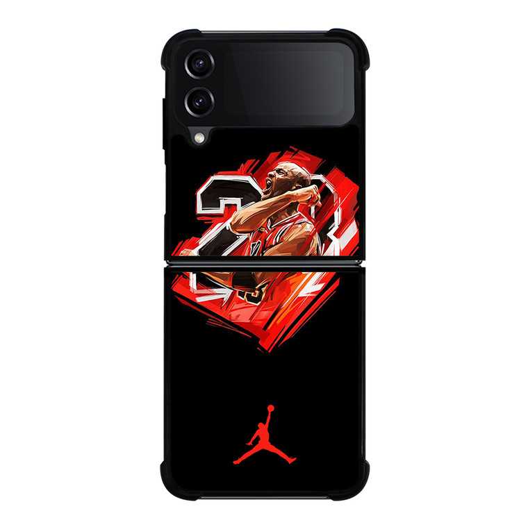 MICHAEL JORDAN LOGO Samsung Galaxy Z Flip 4 5G Case Cover