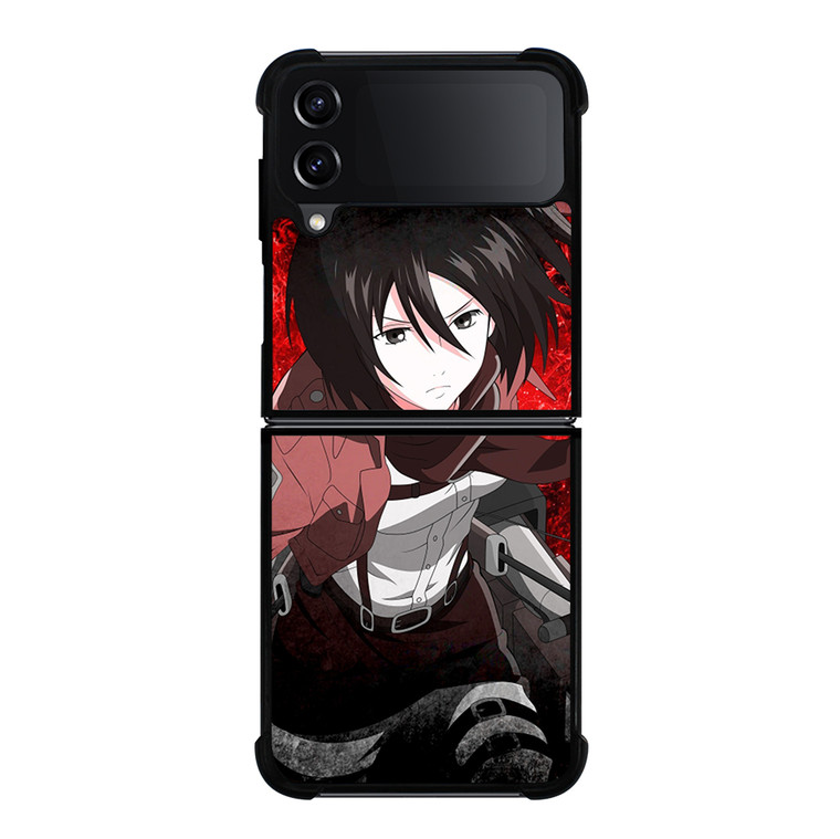 MIKASA ACKERMAN ATTACK ON TITAN 2 Samsung Galaxy Z Flip 4 5G Case Cover