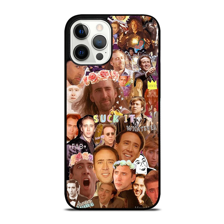 NICOLAS CAGE COLLAGE 2 iPhone 12 Pro Max Case Cover