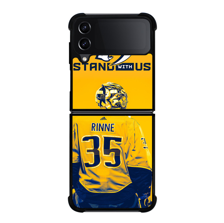 NASHVILLE PREDATORS STAND WITH US 2 Samsung Galaxy Z Flip 4 5G Case Cover