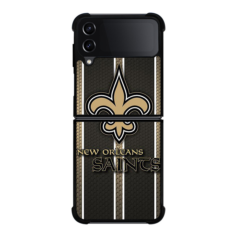 NEW ORLEANS SAINTS STRIPE Samsung Galaxy Z Flip 4 5G Case Cover