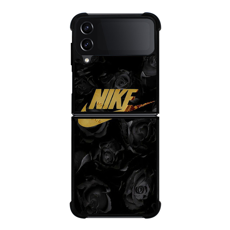 NIKE GOLD FLOWER Samsung Galaxy Z Flip 4 5G Case Cover