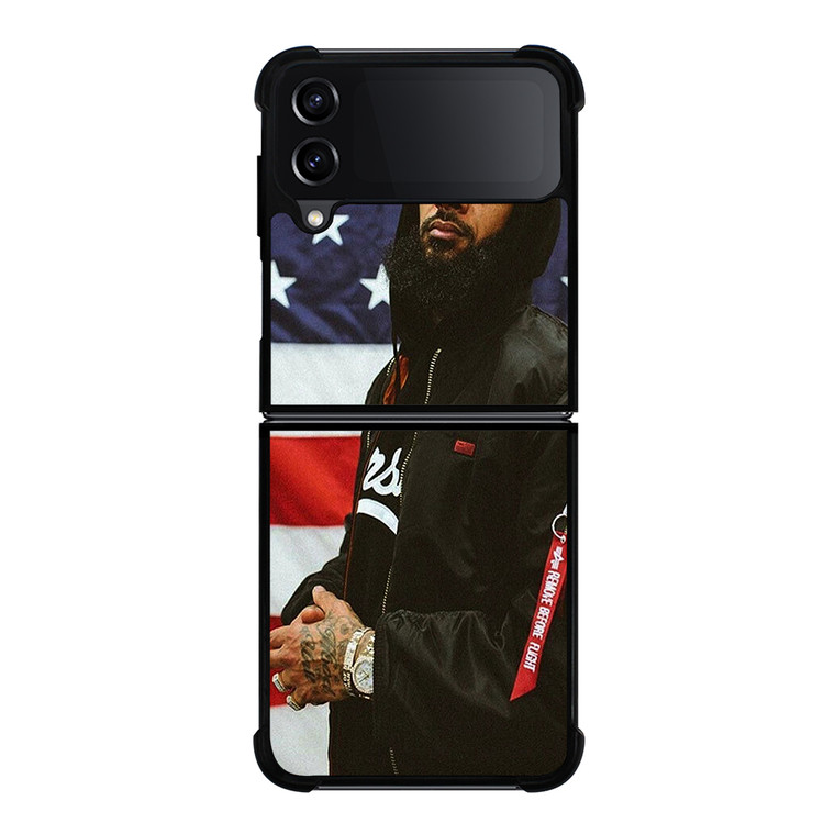 NIPSEY HUSSLE AMERICAN RAPPER Samsung Galaxy Z Flip 4 5G Case Cover