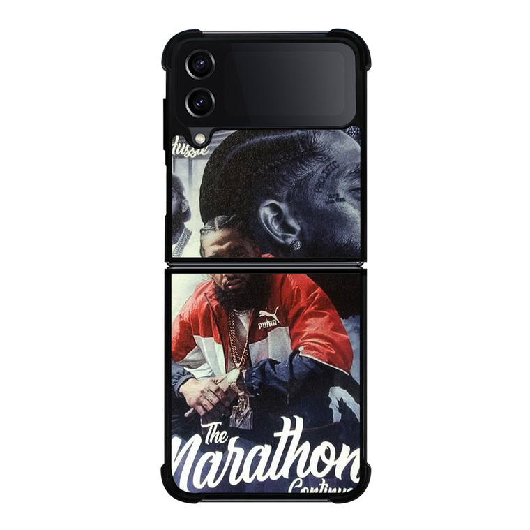 NIPSEY HUSSLE THE MARATHON Samsung Galaxy Z Flip 4 5G Case Cover