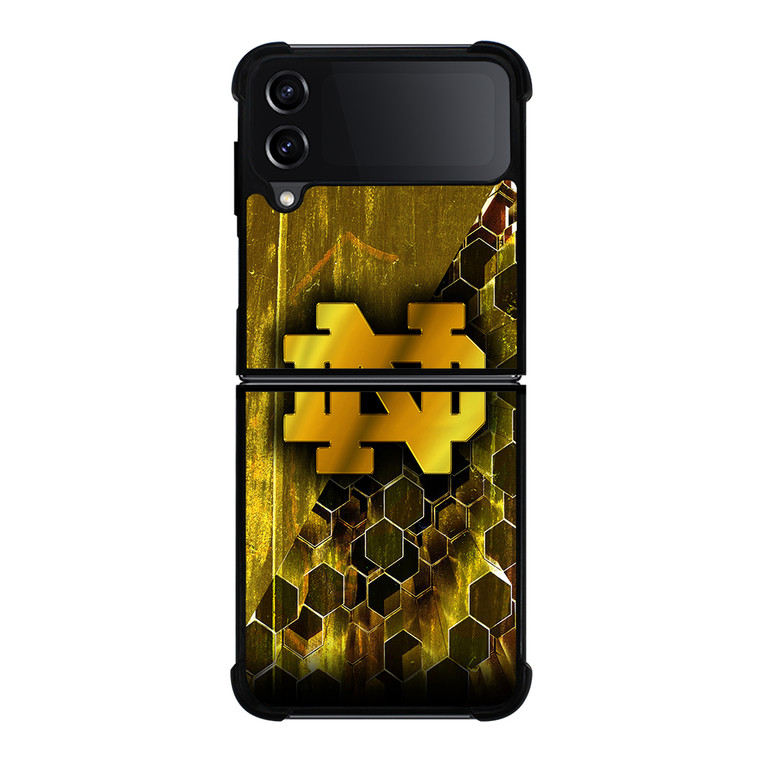 NOTRE DAME GOLD Samsung Galaxy Z Flip 4 5G Case Cover