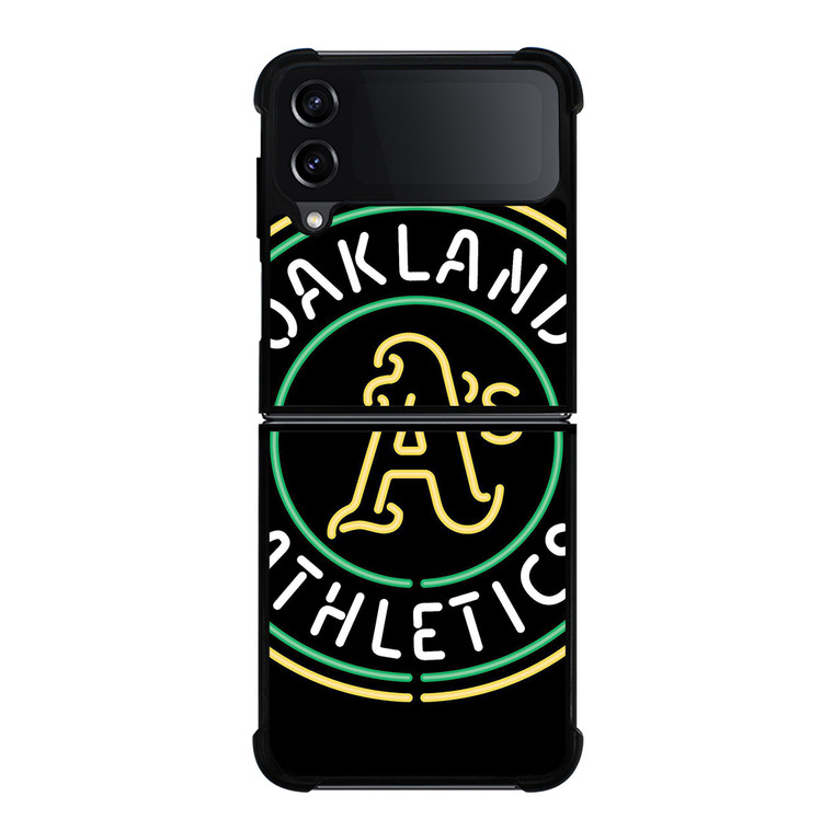 OAKLAND ATHLETICS BASEBALL ICON Samsung Galaxy Z Flip 4 5G Case Cover