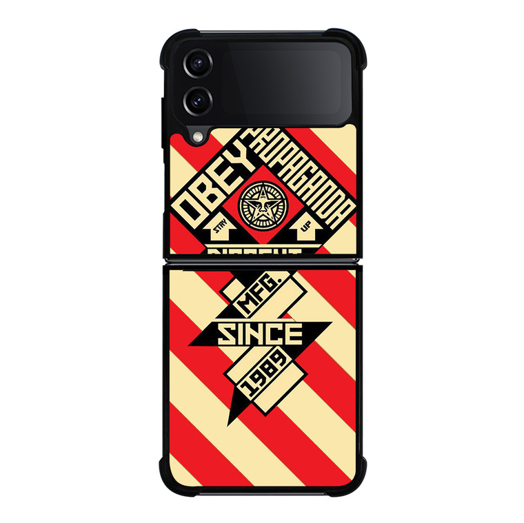 OBEY PROPAGANDA 2 Samsung Galaxy Z Flip 4 5G Case Cover