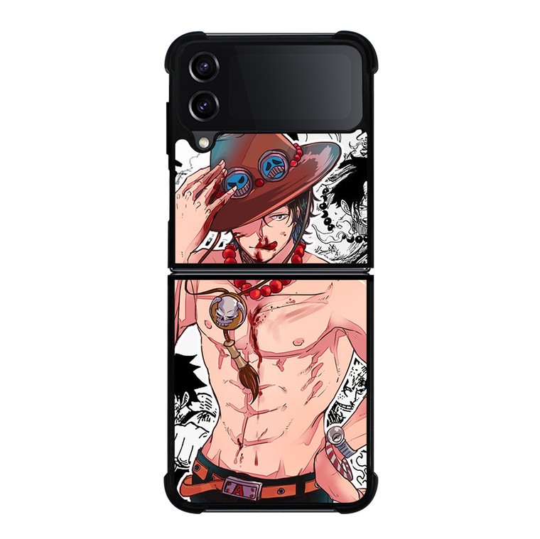 ONE PIECE ACE Samsung Galaxy Z Flip 4 5G Case Cover