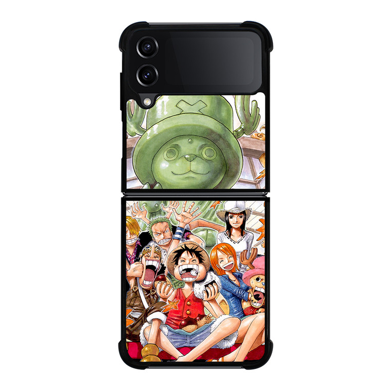 ONE PIECE LUFFY FRIENDS Samsung Galaxy Z Flip 4 5G Case Cover