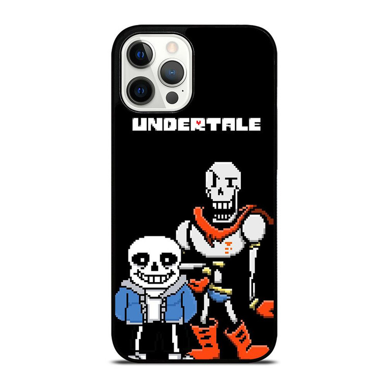 PAPYRUS AND SANS UNDERTALE 8BIT iPhone 12 Pro Max Case Cover