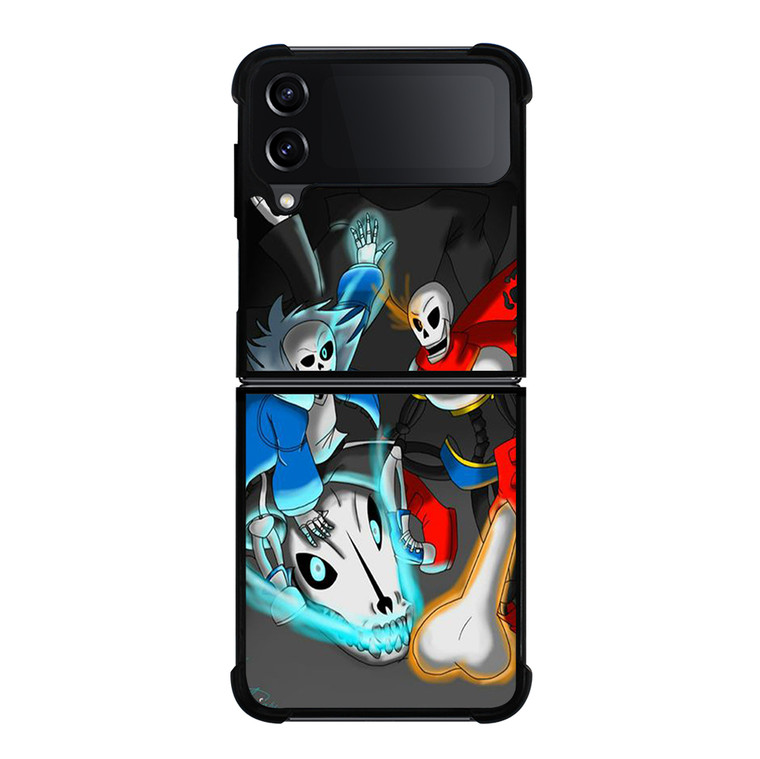 PAPYRUS AND SANS UNDERTALE CARTOON Samsung Galaxy Z Flip 4 5G Case Cover