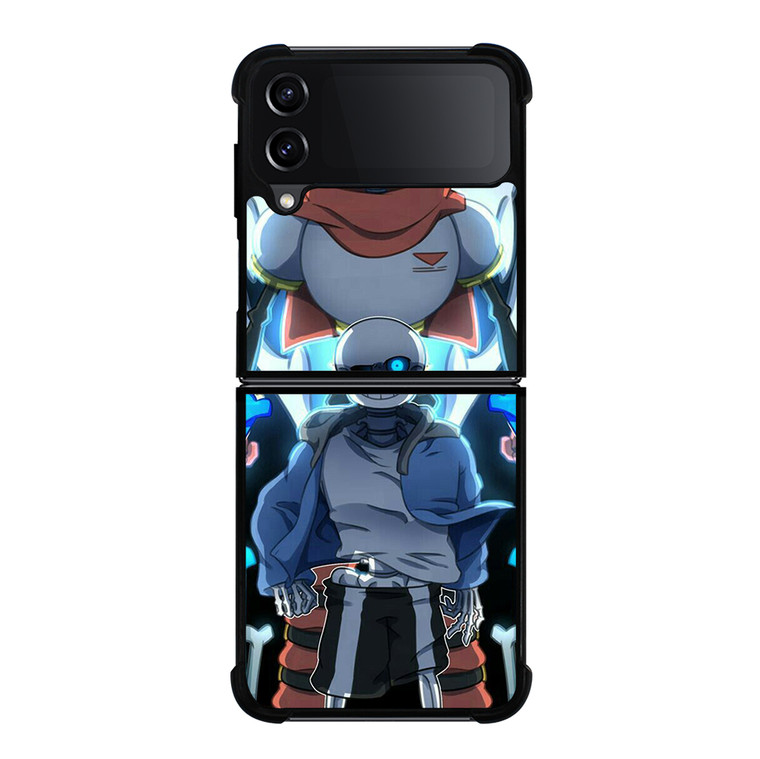 PAPYRUS AND SANS UNDERTALE SKULL Samsung Galaxy Z Flip 4 5G Case Cover