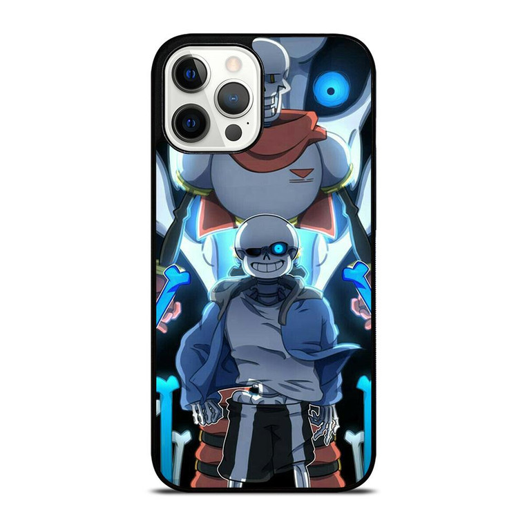 PAPYRUS AND SANS UNDERTALE SKULL iPhone 12 Pro Max Case Cover