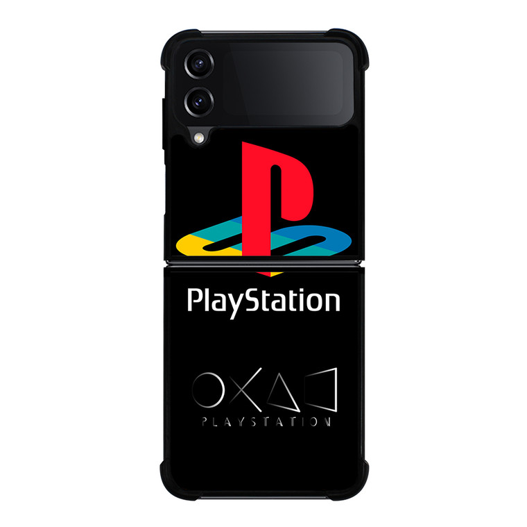 PLAYSTATION CLASSIC LOGO Samsung Galaxy Z Flip 4 5G Case Cover