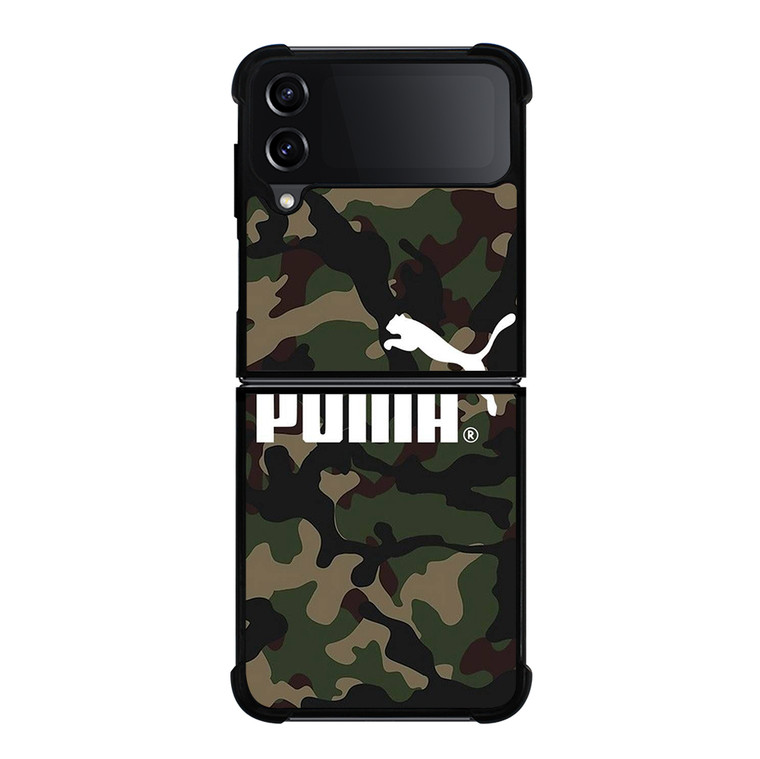 PUMA CAMO LOGO Samsung Galaxy Z Flip 4 5G Case Cover