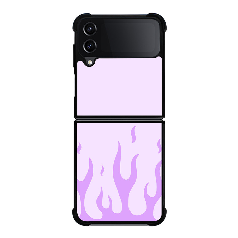 PURPLE FLAME Samsung Galaxy Z Flip 4 5G Case Cover