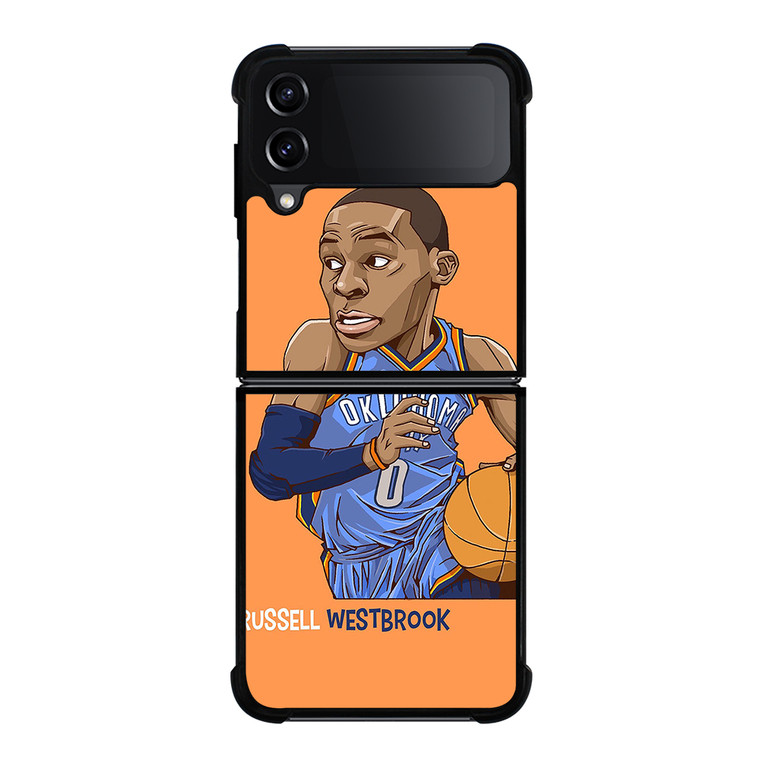 RUSSELL WESTBROOK CARTOON Samsung Galaxy Z Flip 4 5G Case Cover