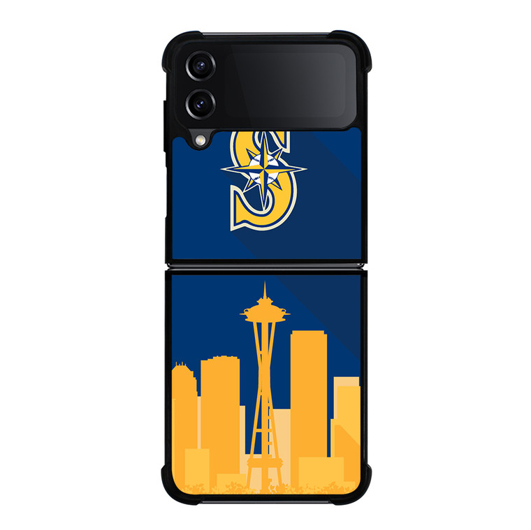 SEATTLE MARINERS BASEBALL ICON Samsung Galaxy Z Flip 4 5G Case Cover
