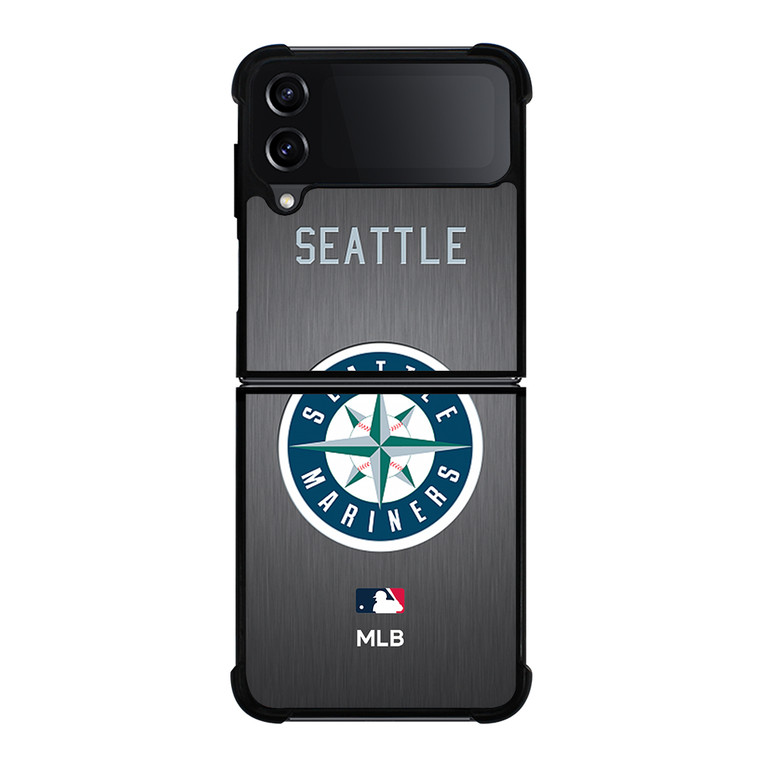 SEATTLE MARINERS MLB LOGO 2 Samsung Galaxy Z Flip 4 5G Case Cover