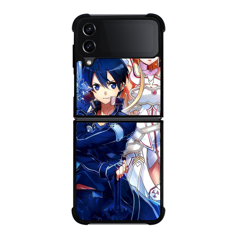 SWORD ART ONLINE KIRITO AND ASUNA 3 Samsung Galaxy Z Flip 4 5G Case Cover