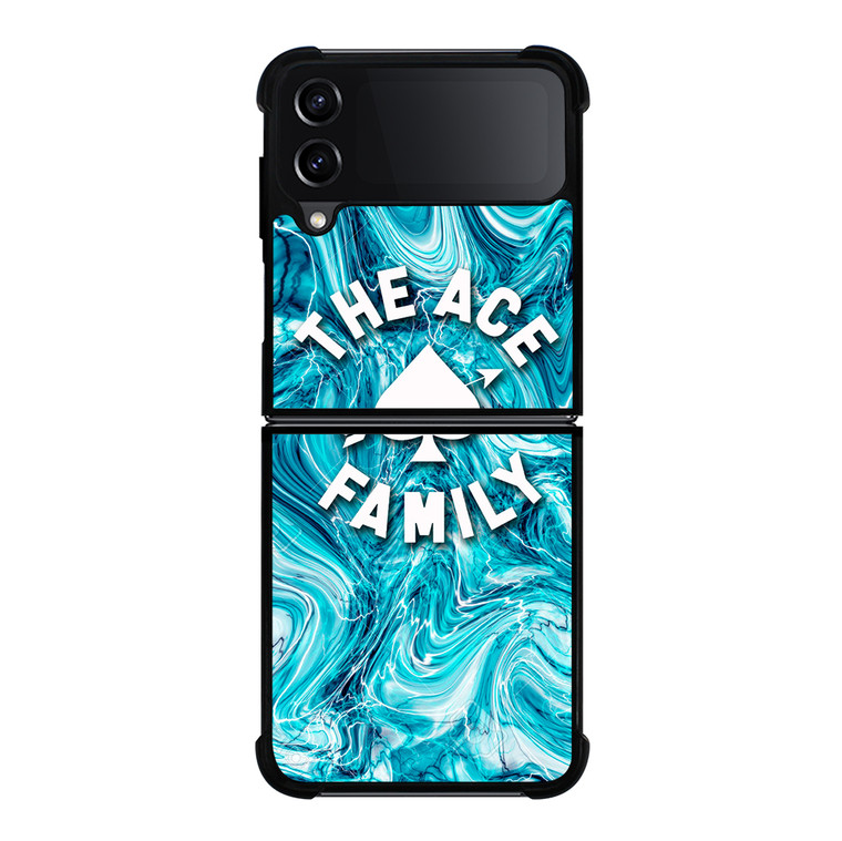 THE ACE FAMILY BLUE DAZZLE Samsung Galaxy Z Flip 4 5G Case Cover