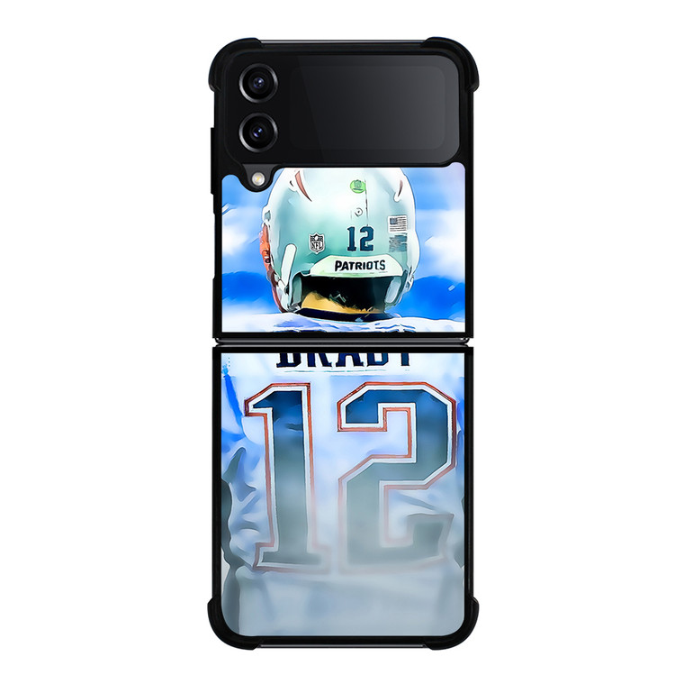 TOM BRADY 12 Samsung Galaxy Z Flip 4 5G Case Cover