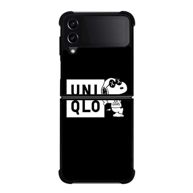 UNIQLO SNOOPY LOGO Samsung Galaxy Z Flip 4 5G Case Cover