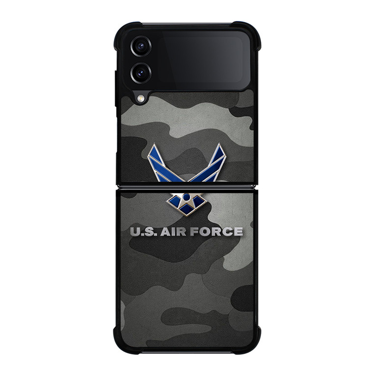 US AIR FORCE CAMO LOGO  Samsung Galaxy Z Flip 4 5G Case Cover