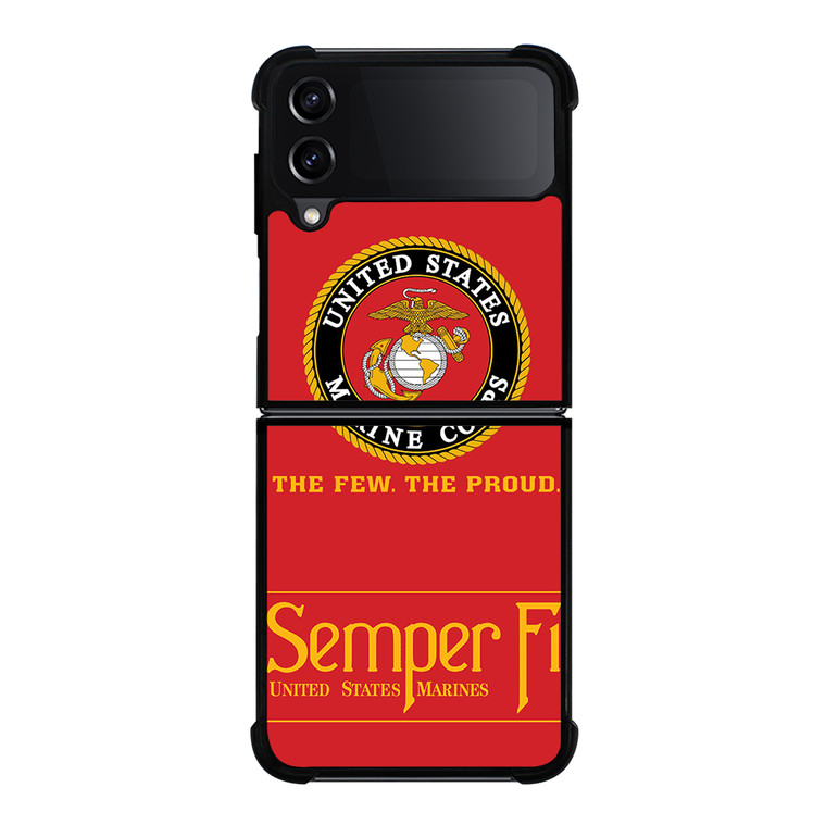 USMC MARINE SEMPER FI 2 Samsung Galaxy Z Flip 4 5G Case Cover