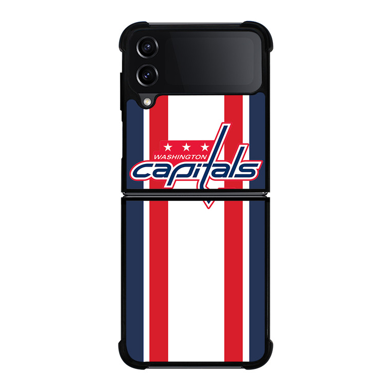 WASHINGTON CAPITALS STRIPE Samsung Galaxy Z Flip 4 5G Case Cover