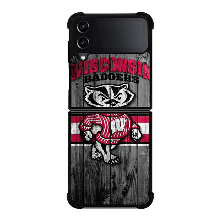WISCONSIN BADGERS LOGO Samsung Galaxy Z Flip 4 5G Case Cover
